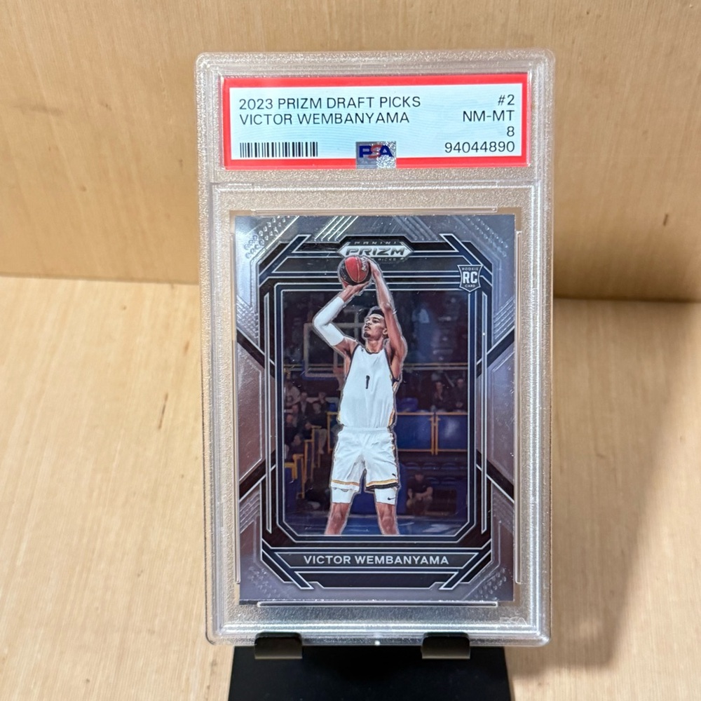 2023 Panini Prizm Draft Picks VICTOR WEMBANYAMA #2 PSA 8 NM-MT 94044890